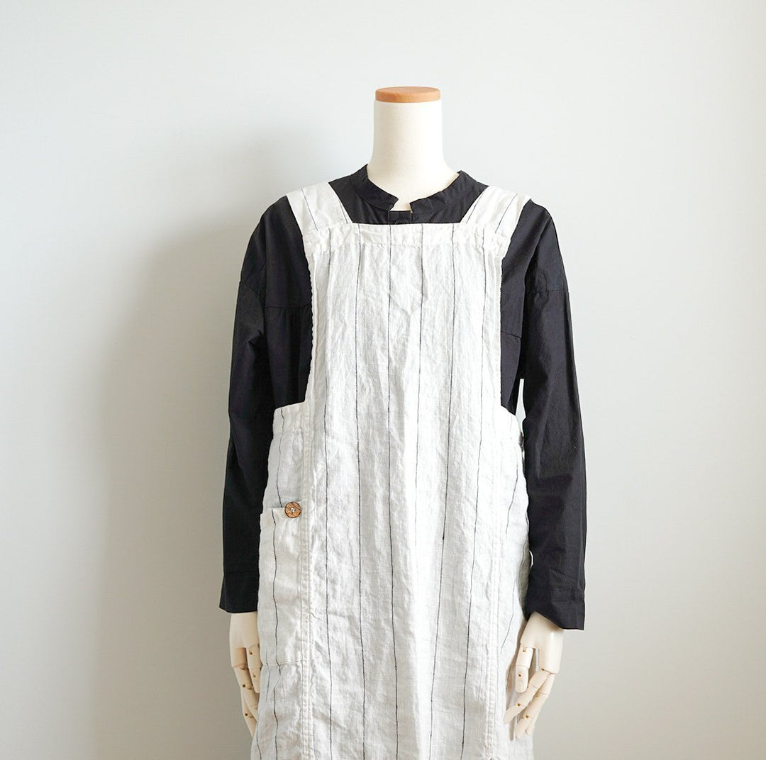 【Lino e Lina】リーノ・エ・リーナ リネンフルエプロン アニタ - エプロン・ミトン - ハナトツキ interior zakka&flower